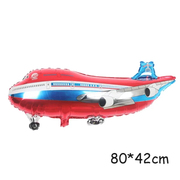 1Pcs Grande Foil Foil Balão Espaço Exploração Tema Inflável Decoração Brinquedos para Meninos Festa de Aniversário Foguete Asa - Imagem 35