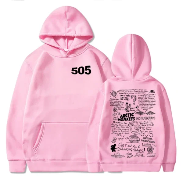 505 Moletom com capuz Arctic Monkeys Música Moletom com capuz Arctic Monkeys Produtos Presente para fãs do Arctic Monkeys Moletom Tops Streetwear Unissex - Imagem 5