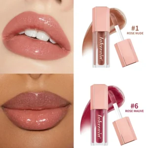 8 Cores Gloss Universal Lip Luminizer Hidratante Leve Brilho Labial Líquido Duradouro Batom Gloss Regula Lábios Pele