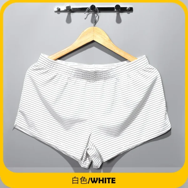 Antibacteriano Boxer Shorts Comfy masculino, Shorts Cool Feeling, Casual Homewear, Solto, Respirável, Legal, Simples, Moda Jovem, Calça Aro - Imagem 4