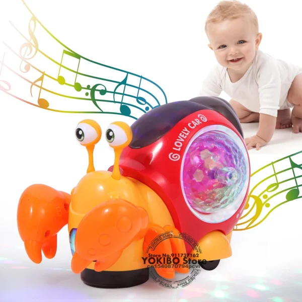Brinquedo Crawling Crab Baby Toys