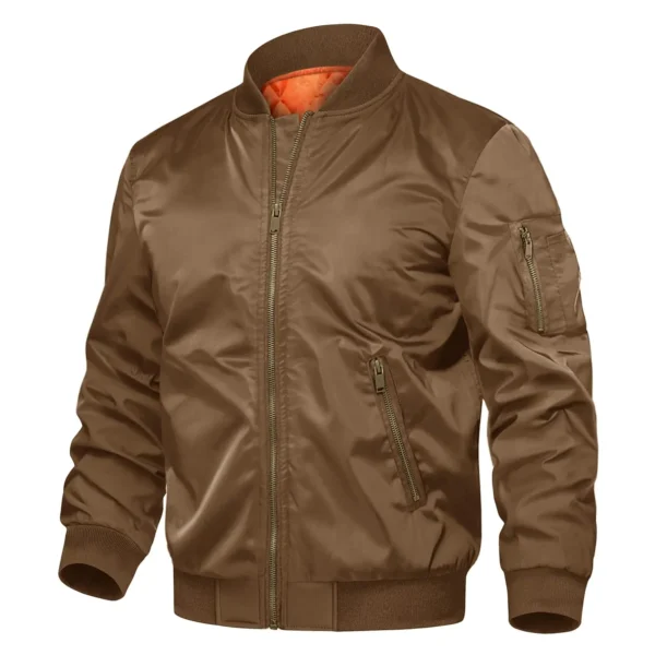 TACVASEN-Jaquetas bombardeiras acolchoadas para homens, jaqueta piloto, moda casual de beisebol, streetwear varsity, casaco retrô, inverno - Imagem 20