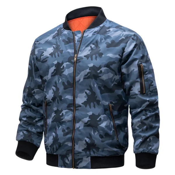 TACVASEN-Jaquetas bombardeiras acolchoadas para homens, jaqueta piloto, moda casual de beisebol, streetwear varsity, casaco retrô, inverno - Imagem 22