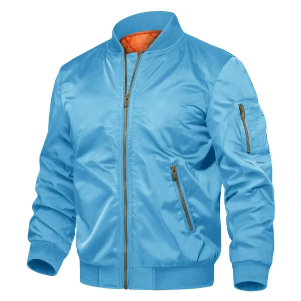 TACVASEN-Jaquetas bombardeiras acolchoadas para homens, jaqueta piloto, moda casual de beisebol, streetwear varsity, casaco retrô, inverno - Imagem 14