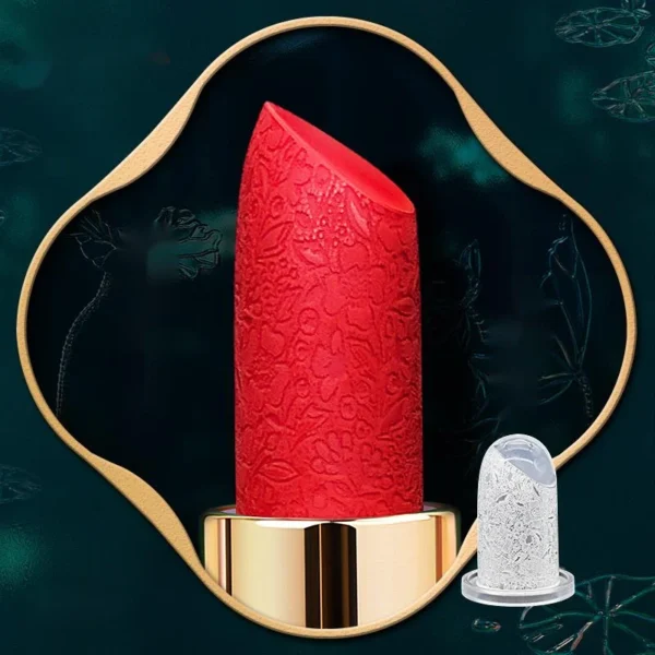 12,1 mm Flor Como Brocado Esculpido Batom Silicone Molde Diy Material Feito À Mão Ferramentas de Reparo Precisam Ser Usadas Em Combinação - Imagem 6