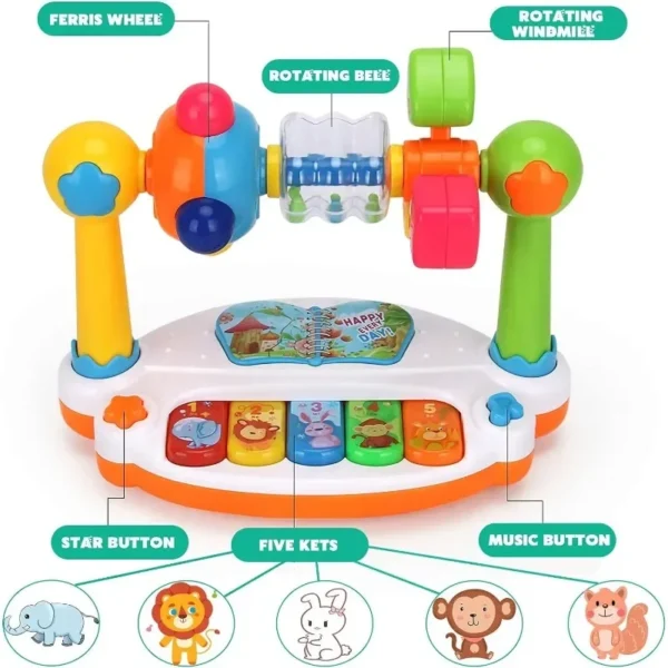 Brinquedo Baby Piano Toys Kids - Imagem 3