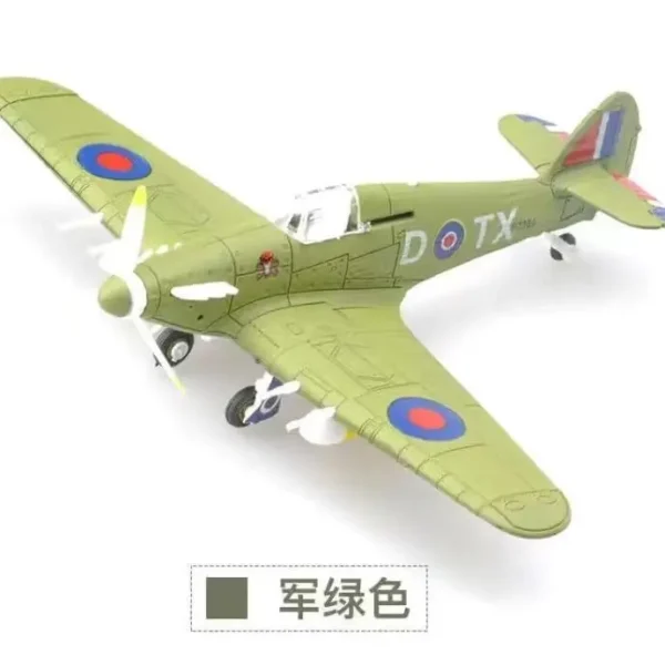 Brinquedo militar do enigma do lutador, presentes plásticos do brinquedo de DIY, enigma do furacão, WWII, 4D, BF109, F4U, P51, 1:48 - Imagem 27