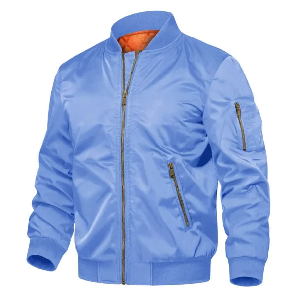 TACVASEN-Jaquetas bombardeiras acolchoadas para homens, jaqueta piloto, moda casual de beisebol, streetwear varsity, casaco retrô, inverno - Imagem 17