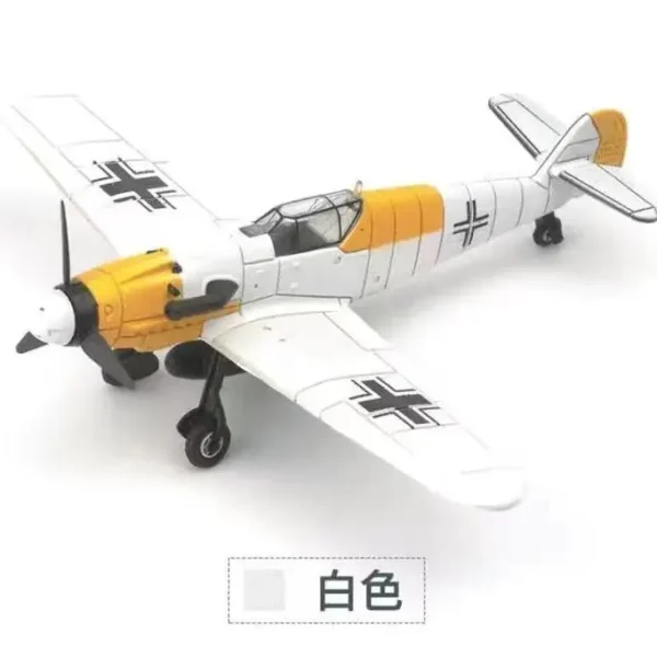 Brinquedo militar do enigma do lutador, presentes plásticos do brinquedo de DIY, enigma do furacão, WWII, 4D, BF109, F4U, P51, 1:48 - Imagem 11
