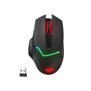 Redragon-M690 PRO Mouse sem fio para jogos, 8000 DPI, mouse com fio, tecla de fogo rápido, 8 botões macro para PC, Mac, laptop, preto, branco