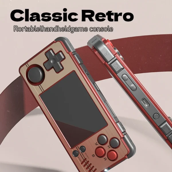 MIYOO A30 Handheld Game Console, Emulador Retro, Video Console, Motor de Vibração, Presentes Jogador, 2.8 "Tela IPS, Sistema Linux, 2.4G, WiFi - Imagem 2