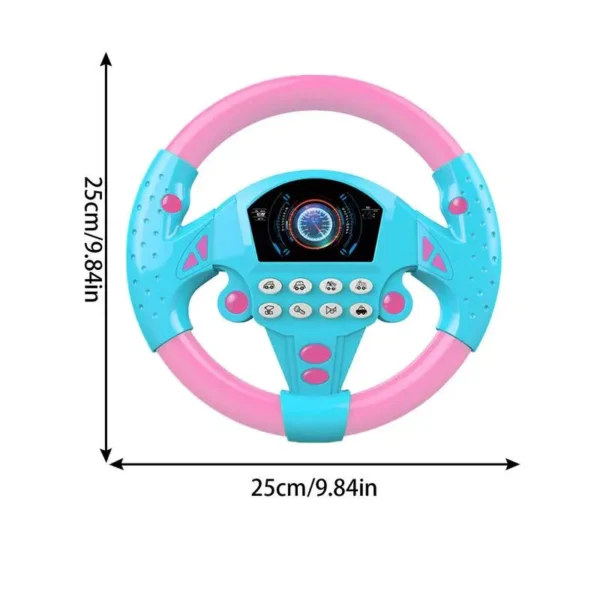 Brinquedo Kids Electric Steering Wheel Toy - Imagem 6