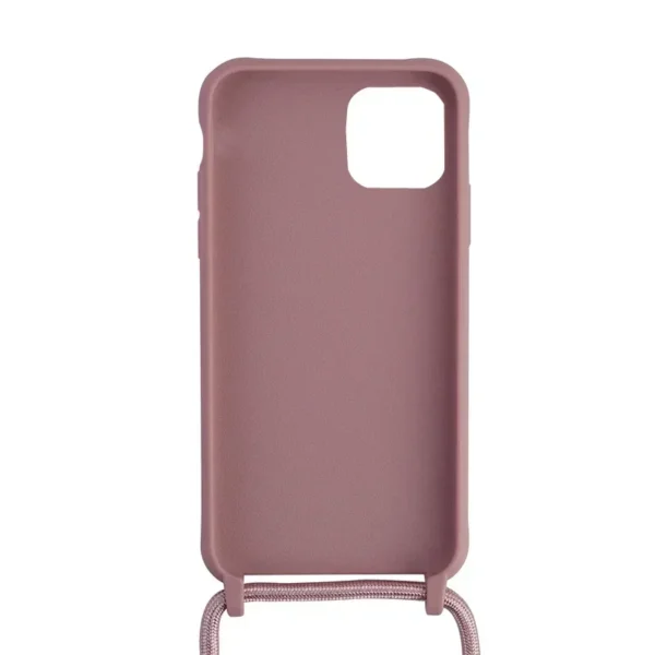 Capa de telefone com cordão de silicone macio em TPU, iPhone 16, 15, 14 Plus, 13, 12, Mini, 11 Pro, XS, Max, XR, X - Imagem 6