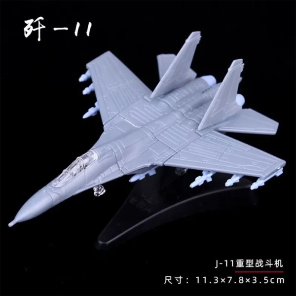 Mini modelo de montagem de avião, ornamento militar lutador, JH-7, SU-33, J-11, SU-47, KJ-2000, WZ-9, SA-52B, WZ-10,,, 8 estilos - Imagem 8