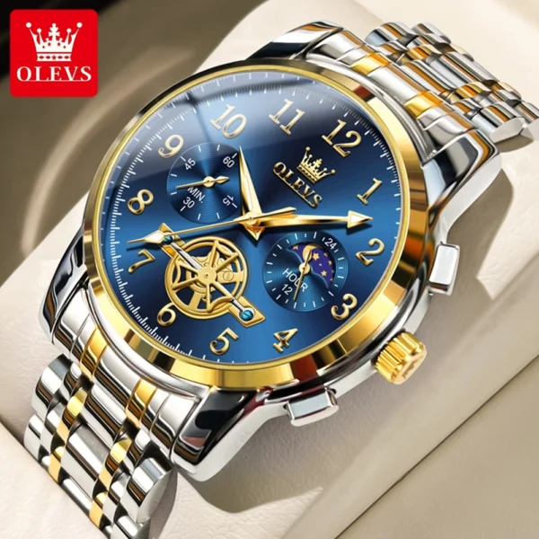 Relógio OLEVS 2900 Moon Phase Watch - Imagem 11