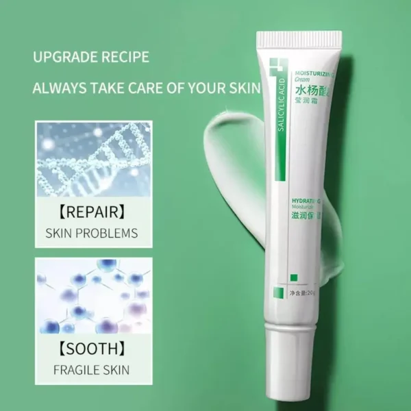 Ácido salicílico Clareador Encolher Creme Facial Suavizante Reparador Cremes para a Pele Facial Saúde Feminina Beleza Produtos para Cuidados com a Pele - Imagem 3