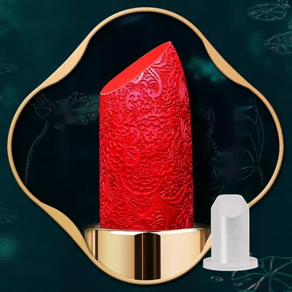 12,1 mm Flor Como Brocado Esculpido Batom Silicone Molde Diy Material Feito À Mão Ferramentas de Reparo Precisam Ser Usadas Em Combinação - Imagem 5