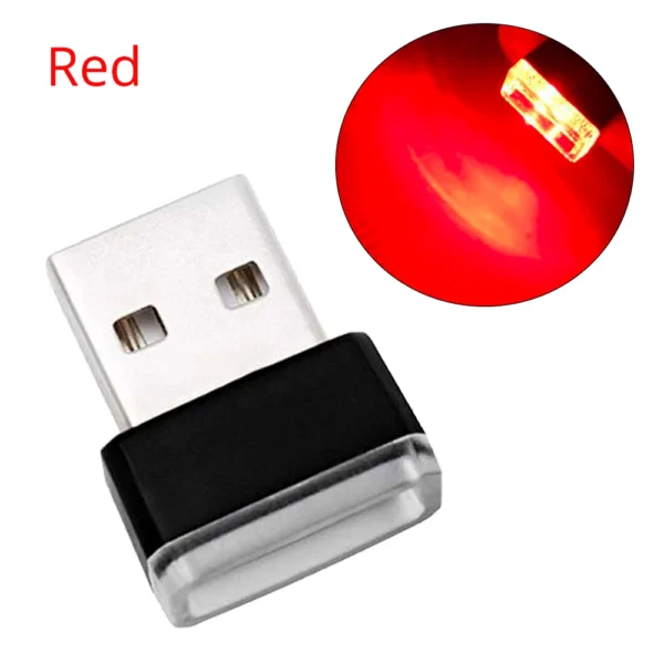 Tragbare-Mini USB Light para o quarto, Modelagem Carro, Ambiente License Plate Lamp, Neon Interior Auto Decoração, Quarto Welcome Night Flashlight - Imagem 9