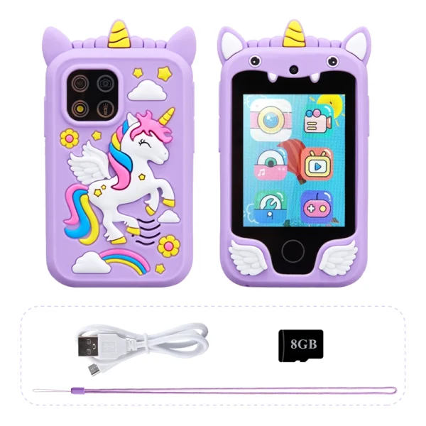 Brinquedo Kids Smart Phone Camera Toys Touchscreen - Imagem 8