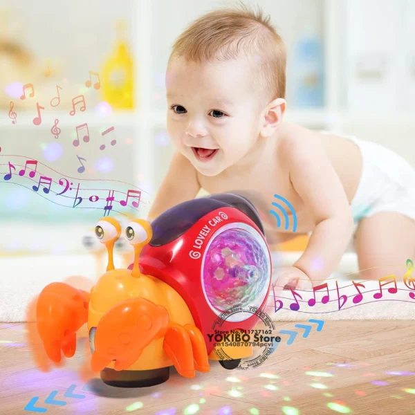 Brinquedo Crawling Crab Baby Toys - Imagem 4