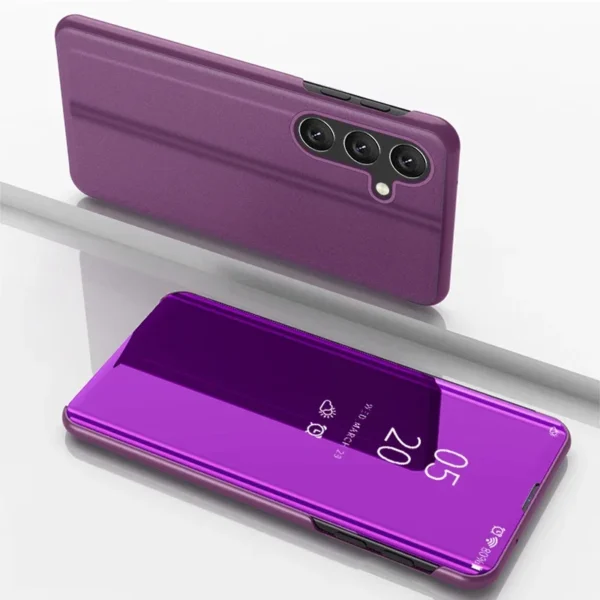 Estojos de telefone espelhado para Samsung Galaxy, armadura à prova de choque, capa de couro, 5G, A35, A25, A15, A54, A53, A52, A34, A14, A32, A13, A51, A73 - Imagem 7