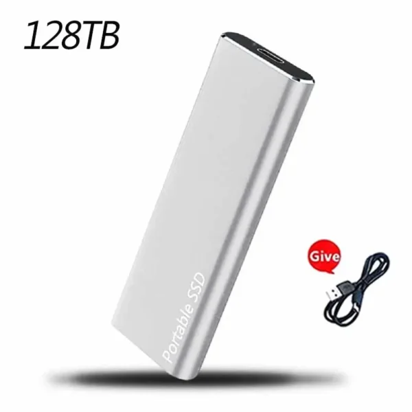 Disco rígido SSD externo portátil, Disco Flash Original para Xiami, Tipo C USB 3.1, 128TB, 2TB, 30TB, 64TB - Imagem 21