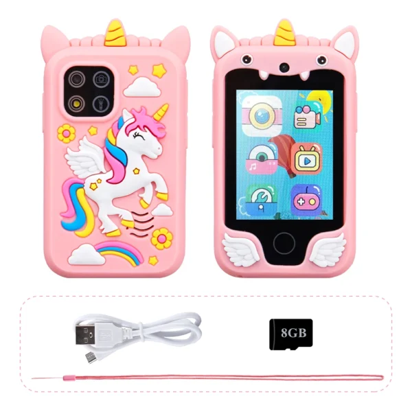 Brinquedo Kids Smart Phone Camera Toys Touchscreen - Imagem 7