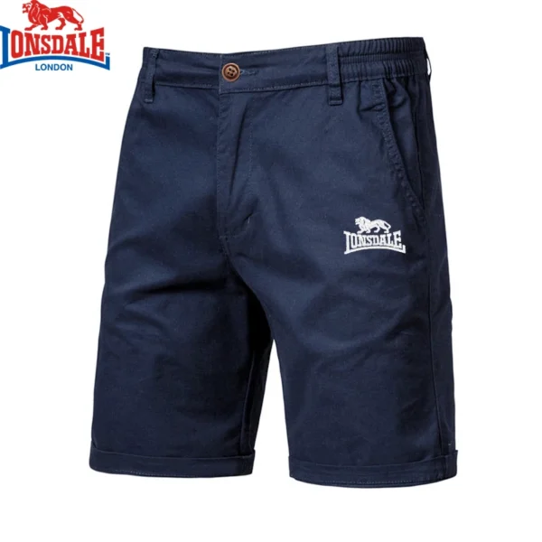 Shorts de verão LONSDAL bordados 100% algodão para homens de alta qualidade casual negócios social elástico na cintura praia shorts - Imagem 10