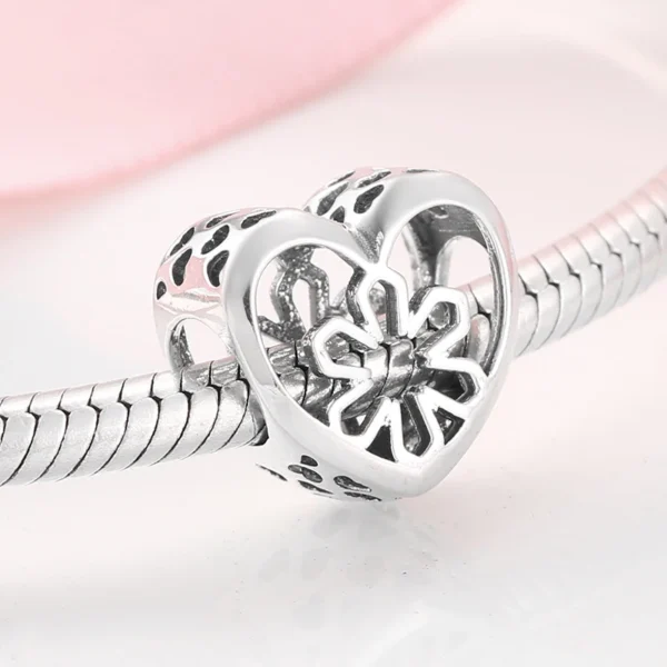 Atacado Contas Joias Fazendo Talheres Em Forma De Coração Amor Eterno Batom Quente 925 Prata Esterlina Serve Para Pulseira Original DIY - Imagem 25