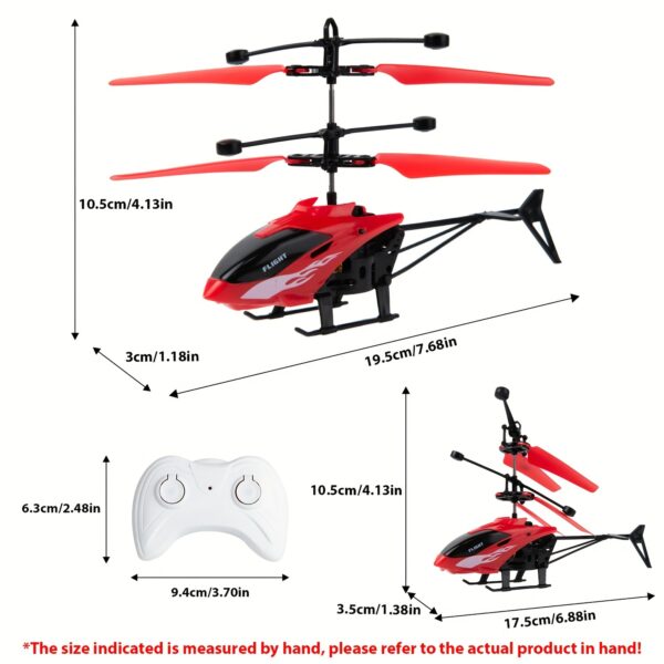 Drone com Sensor Infravermelho Recarregável por USB - Controlado por Gestos, Decolagem com Um Botão, Perfeito para Presentes de Halloween e Natal (Pilhas Não Incluídas)
