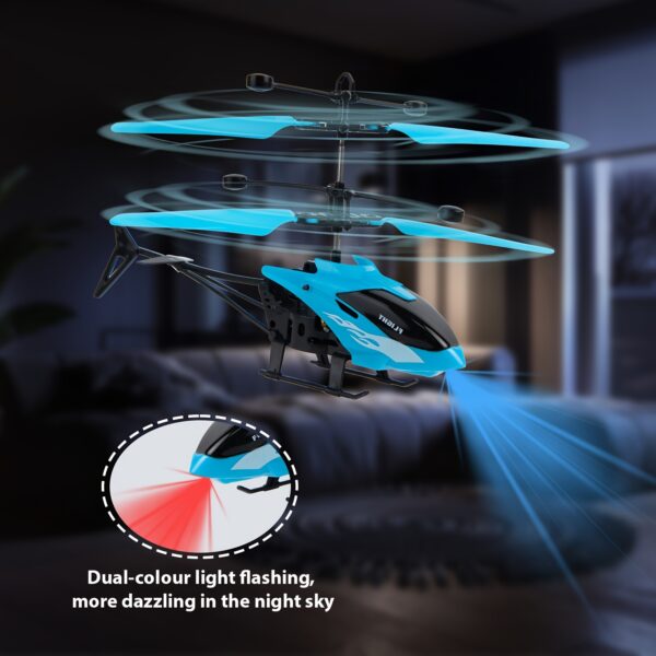 Drone com Sensor Infravermelho Recarregável por USB - Controlado por Gestos, Decolagem com Um Botão, Perfeito para Presentes de Halloween e Natal (Pilhas Não Incluídas) - Imagem 9