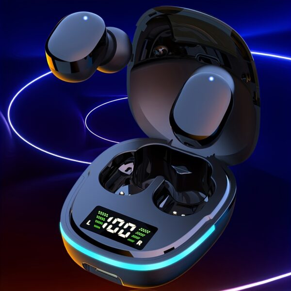 2024 Novos fones de ouvido sem fio Mirror, microfone de som estereoscópico de alta fidelidade, design de espelho com display digital LED, melhor escolha para esportes, jogos, vida diária - Imagem 5