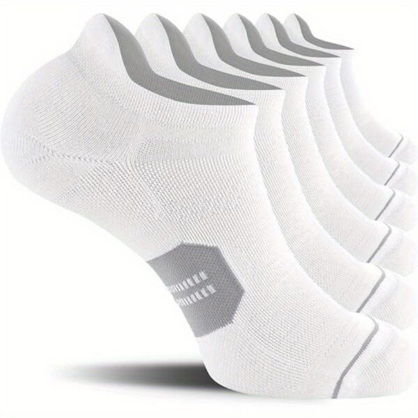 6 pares de meias invisíveis masculinas, meias confortáveis, respiráveis, resistentes ao suor e antiodor para primavera, verão, fitness ao ar livre, corrida - Imagem 10