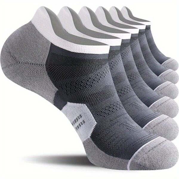 6 pares de meias invisíveis masculinas, meias confortáveis, respiráveis, resistentes ao suor e antiodor para primavera, verão, fitness ao ar livre, corrida - Imagem 8