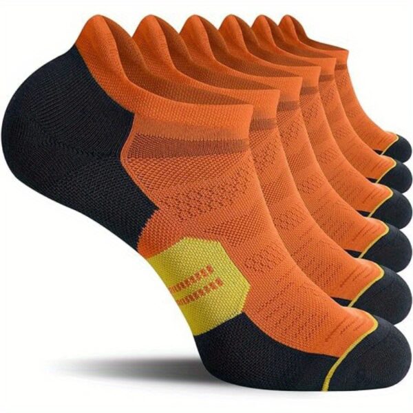 6 pares de meias invisíveis masculinas, meias confortáveis, respiráveis, resistentes ao suor e antiodor para primavera, verão, fitness ao ar livre, corrida - Imagem 11