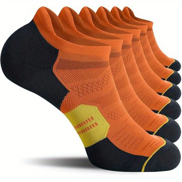 6 pares de meias invisíveis masculinas, meias confortáveis, respiráveis, resistentes ao suor e antiodor para primavera, verão, fitness ao ar livre, corrida - Imagem 4