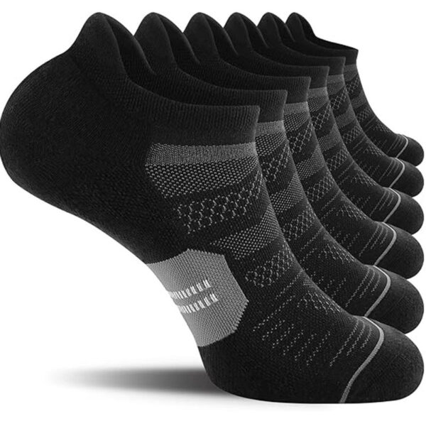 6 pares de meias invisíveis masculinas, meias confortáveis, respiráveis, resistentes ao suor e antiodor para primavera, verão, fitness ao ar livre, corrida - Imagem 6