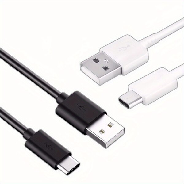 Cabo USB tipo C de carregamento rápido de 60 W, cabo de carregador USB A para USB C de 3,05 metros de comprimento compatível com Samsung/Galaxy/e mais cabos USB C, cabo de fio de telefone, carregador USB tipo C - Imagem 3