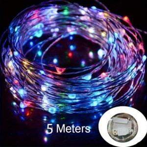 Colorful LED String Lights - USB Powered, 3m/5m/10m/20m Options for Christmas, New Year's & Halloween Outdoor Decorations, Battery Not Included