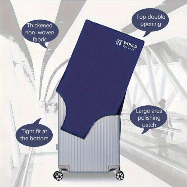 Mala de viagem feminina elegante - resistente a arranhões, poeira e água, design fácil de localizar, perfeita para viagens aéreas - Imagem 4