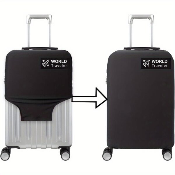Mala de viagem feminina elegante - resistente a arranhões, poeira e água, design fácil de localizar, perfeita para viagens aéreas