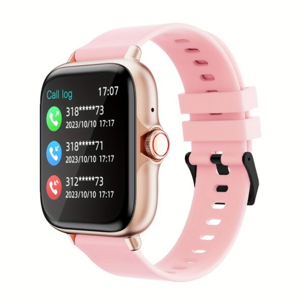 Relógio inteligente esportivo multifuncional para homens e mulheres, tela sensível ao toque de 4,65 cm com chamadas e mensagens sem fio, pedômetro, compatível com Android, estilo casual, ideia de presente - Imagem 5