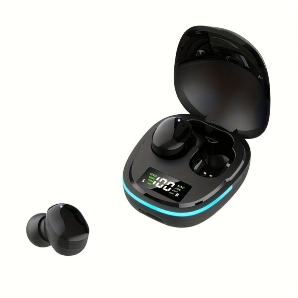 2024 Novos fones de ouvido sem fio Mirror, microfone de som estereoscópico de alta fidelidade, design de espelho com display digital LED, melhor escolha para esportes, jogos, vida diária - Imagem 6