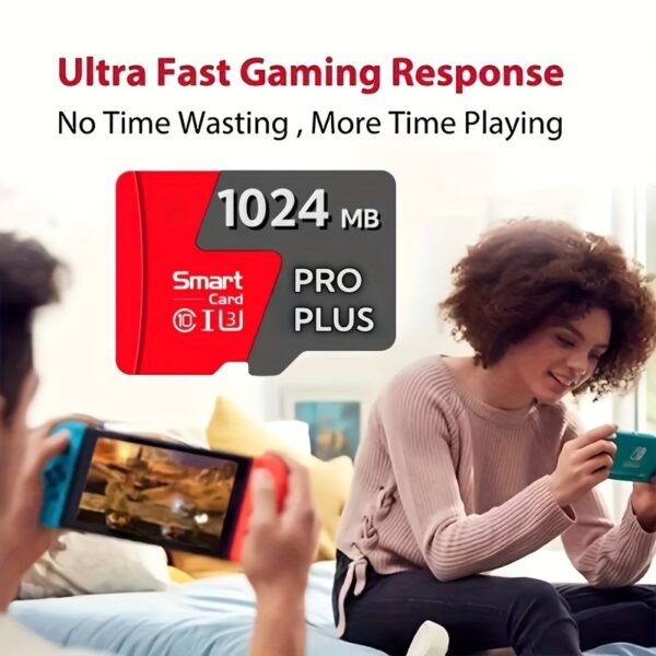 Cartão de memória TF/SD ultrarrápido - 128 MB a 2048 MB, flash de alta velocidade para tablets, câmeras, telefones | Suporta 4K Ultra HD, jogos PSP e muito mais - Imagem 2