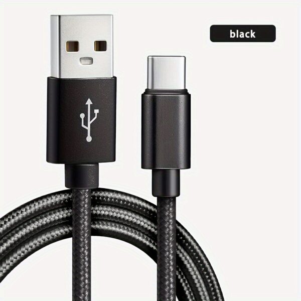 Cabo USB Tipo C Cabo de Dados de Carregamento Rápido para Samsung, Redmi, OnePlus Cabo de Carregamento de Celular - Imagem 4