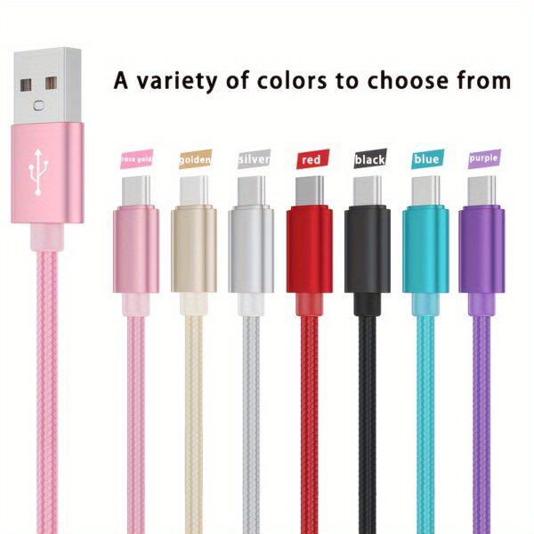 Cabo USB Tipo C Cabo de Dados de Carregamento Rápido para Samsung, Redmi, OnePlus Cabo de Carregamento de Celular - Imagem 23