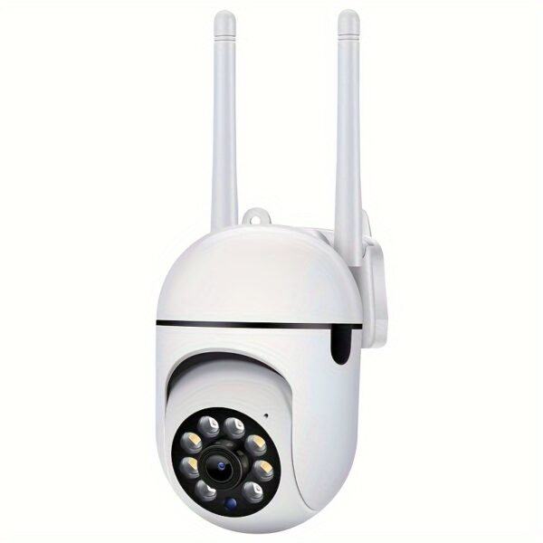 Câmera de segurança QKH 1440P HD de 1 unidade, PTZ interna com detecção de movimento, visão noturna colorida, áudio bidirecional, controle de aplicativo, alimentação USB, compatível com Android, montagem em parede - ideal para monitoramento residencial e de animais de estimação - Imagem 3