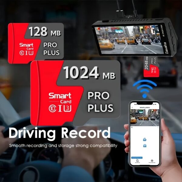 Cartão de memória TF/SD ultrarrápido - 128 MB a 2048 MB, flash de alta velocidade para tablets, câmeras, telefones | Suporta 4K Ultra HD, jogos PSP e muito mais - Imagem 5