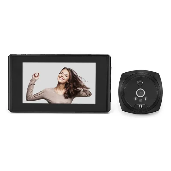 Vídeo Peephole Camera com Detecção de Movimento, Door Viewer, 4.3 in Monitor, Digital Ring Doorbell, Video-Eye Security, Gravação de Voz - Imagem 8
