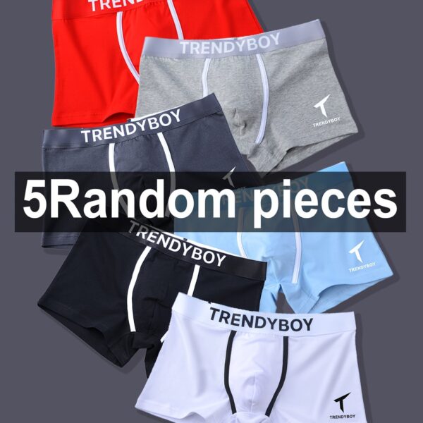 3 peças de roupa íntima masculina, cuecas boxer casuais, cuecas boxer elásticas respiráveis ​​e confortáveis, shorts esportivos para primavera e verão - Imagem 13